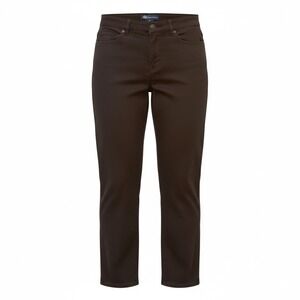 Democracy Ab Solution Straight Leg Pants Womens 8 Brown Stretch Trousers